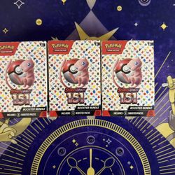 151 Booster Bundles $225