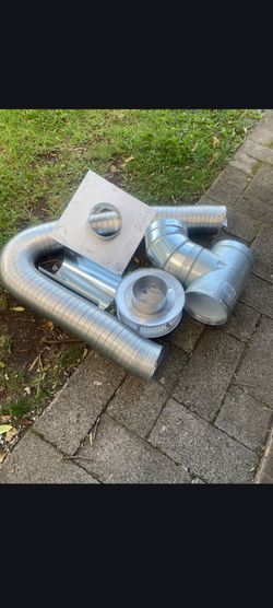 HVAC flue pipe 6 in