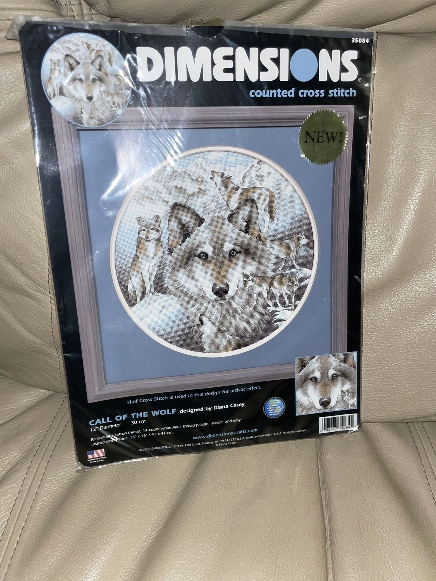 Dimensions Counted Cross Stitch Kit - Call of the Wolf