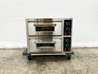 Double Deck Countertop Pizza Oven Two Chambers NSF FP-17A