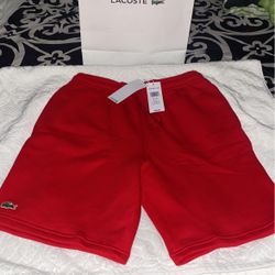 Lacoste Short Size Small New Whit Tag