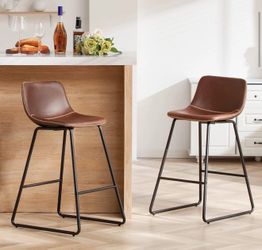2 bar height barstools