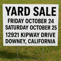 Yard Sale