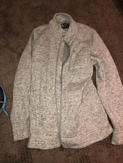 Grey zip up jacket