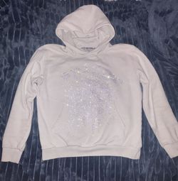 Sp5der OG Rhinestone Logo Hoodie 