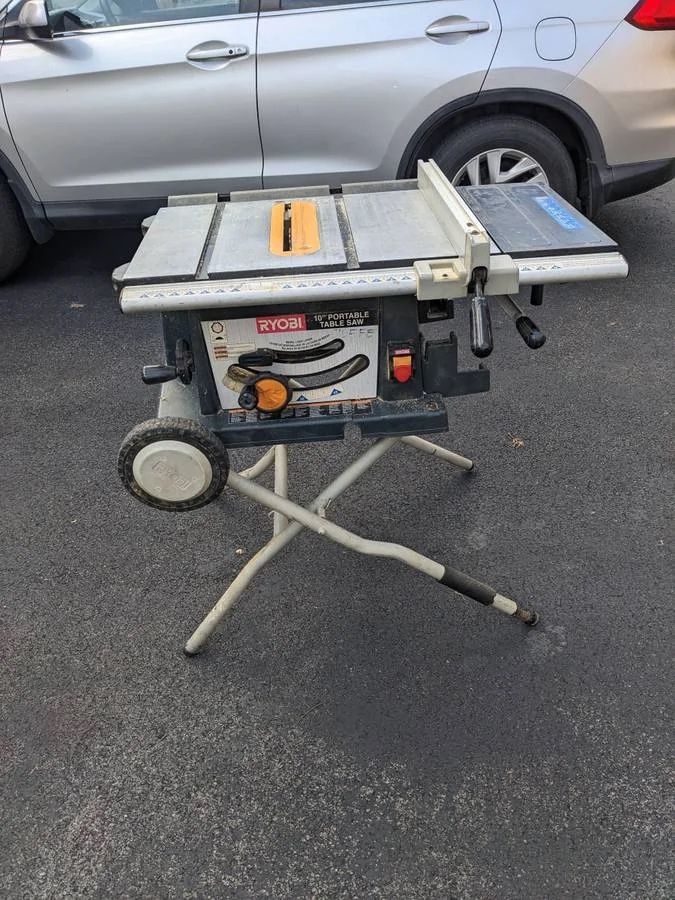 10” Ryobi Portable Table Saw
