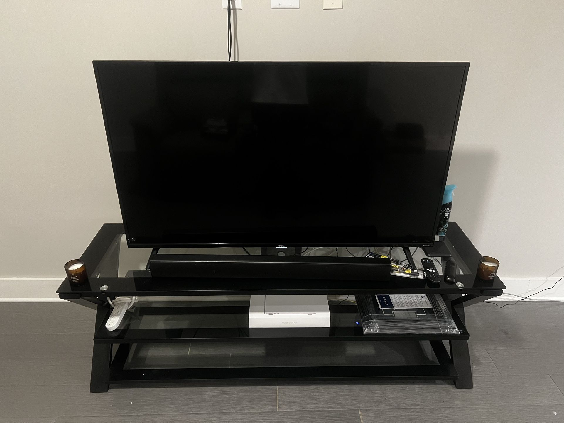 TV Stand & 55 inch TV