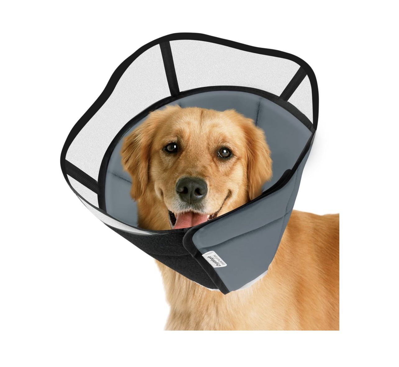 Soft Dog Cone for Dogs After Surgery(L)