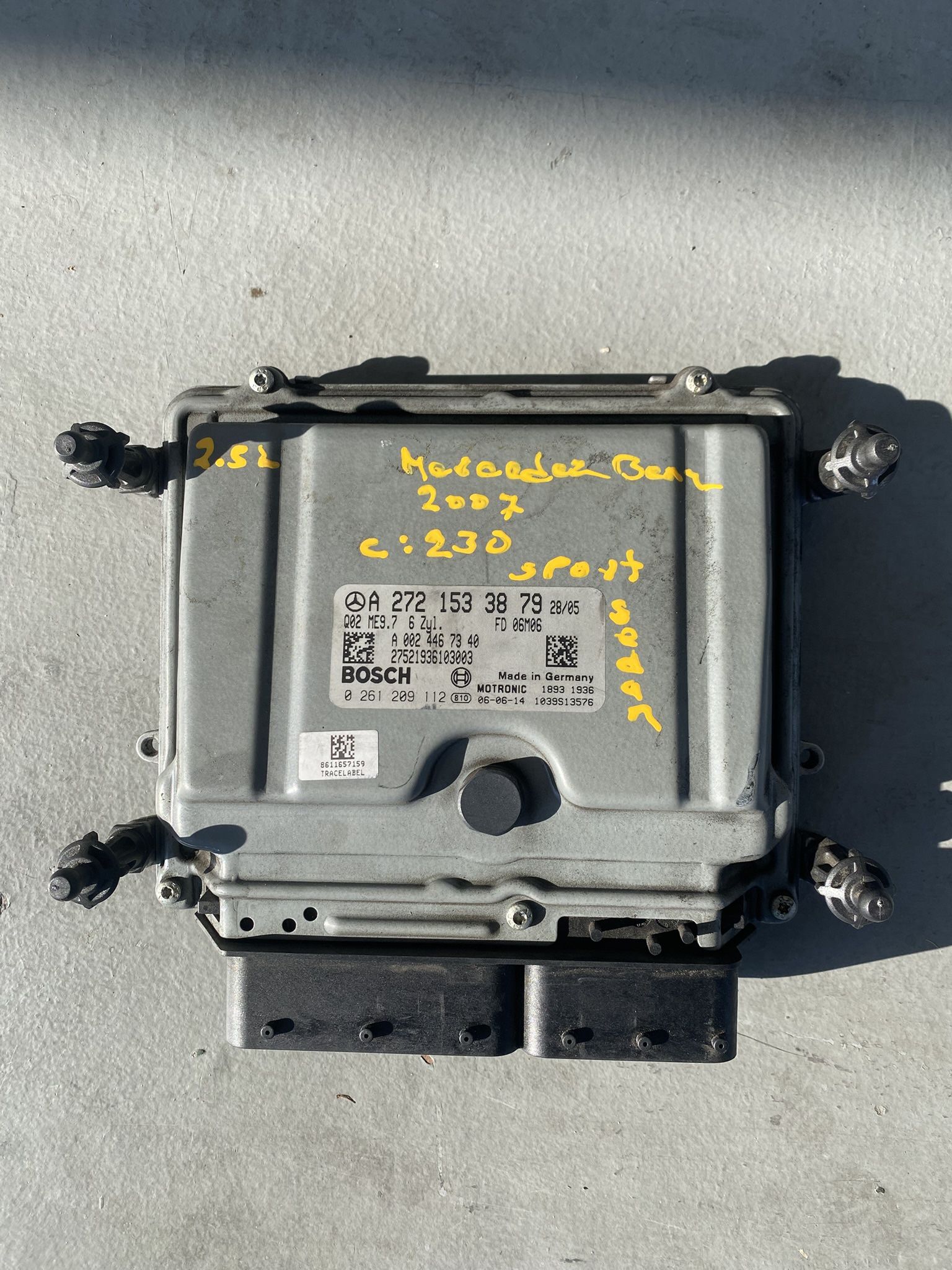 Control Module Mercedes 2006-2009