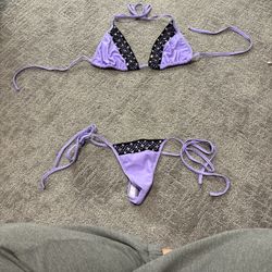 Customized Dancewear Purple Bikini