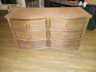 Wicker Dresser