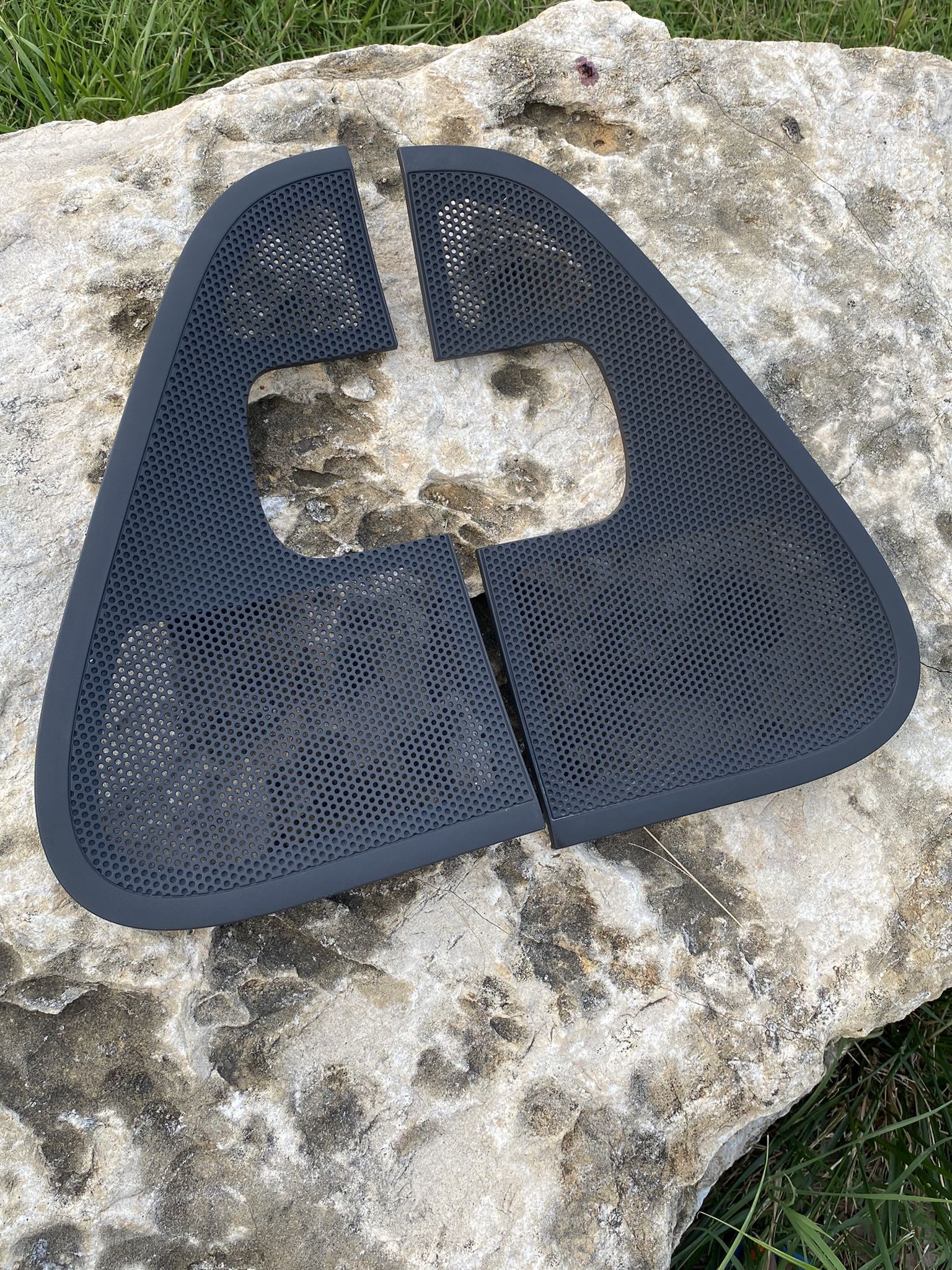 2004 - 2008 Ford F - 150 Speaker Grills Gray OEM