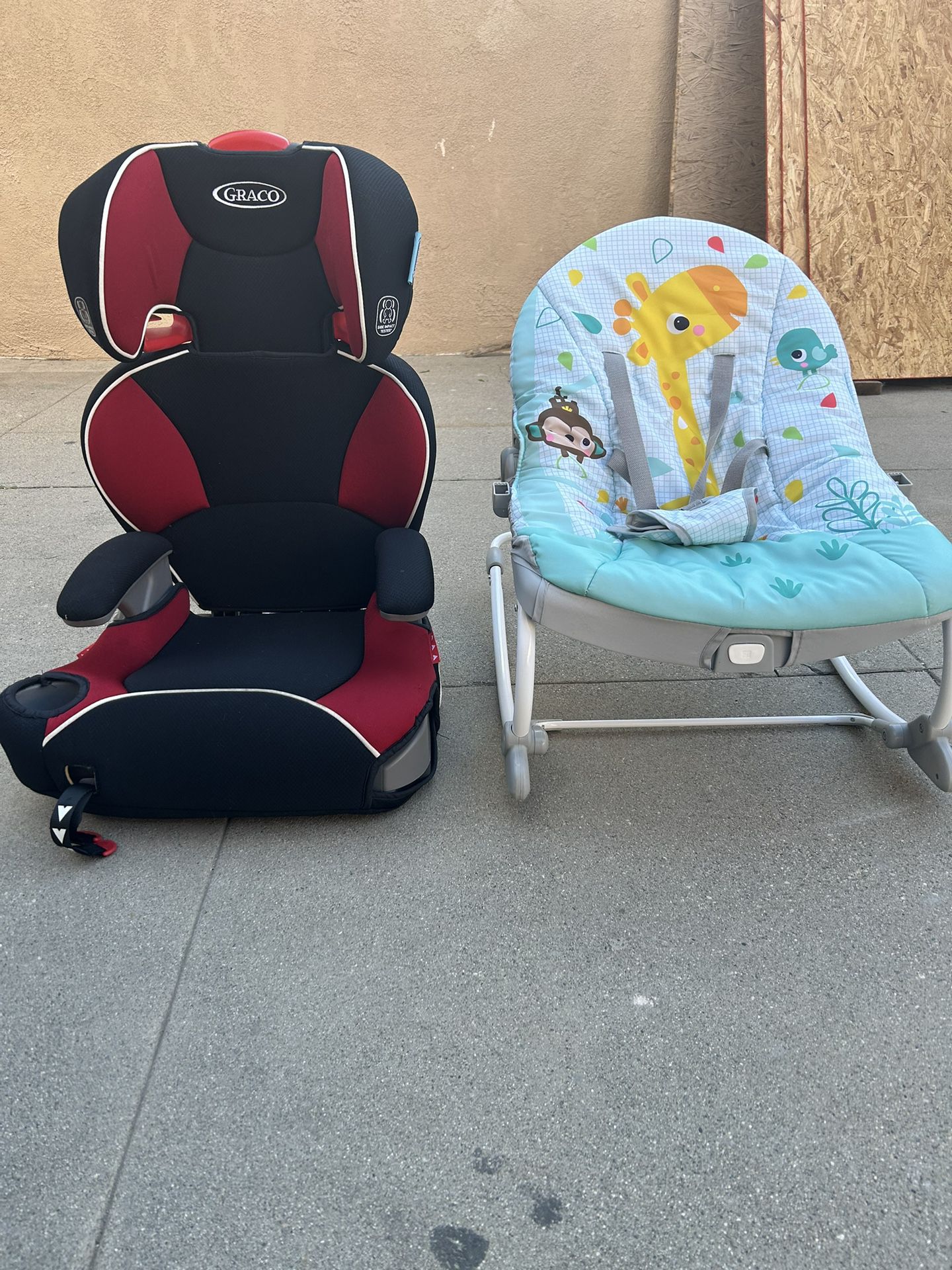 Graco Car Seat And Bouncer 