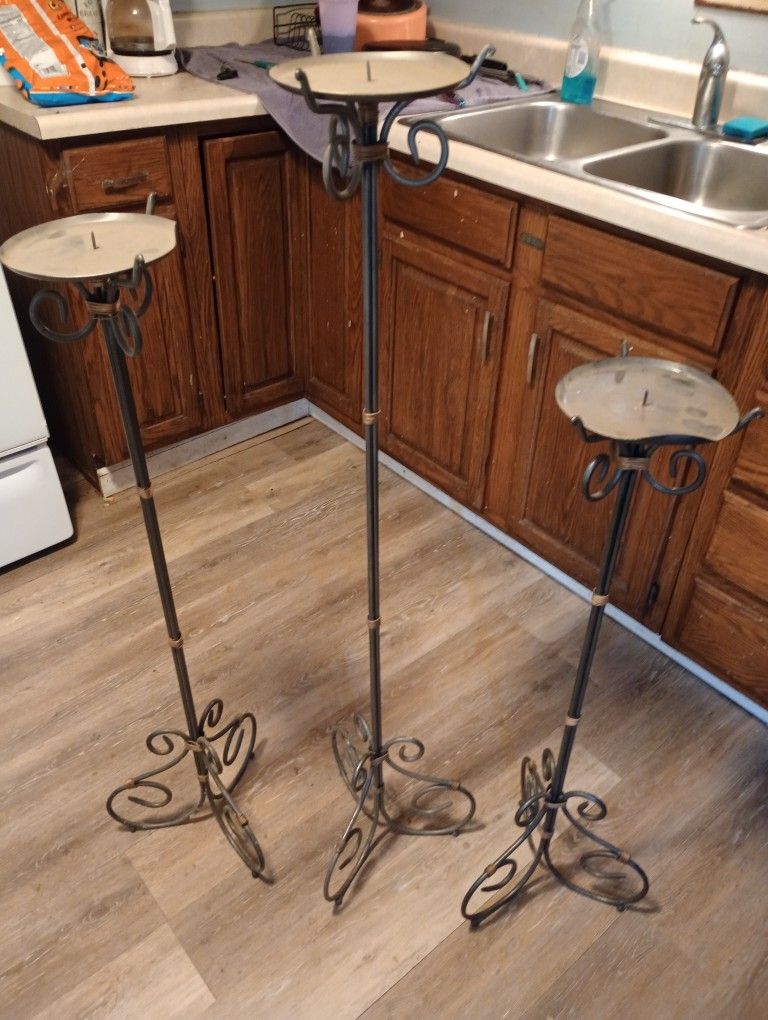 Floor Stand Up Candle Holders