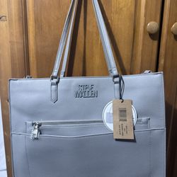 Steve Madden Gray Tote Bag