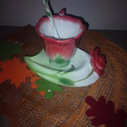 Pure Porcelain Tea Cup And Saucer 