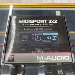 Interface Midisport 2x2 M-audio Anniversary Edition