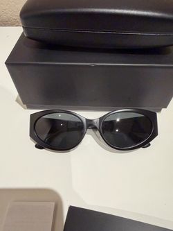 Versace Black Sunglasses Oval