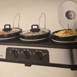 3 One Quart Slow Cookers