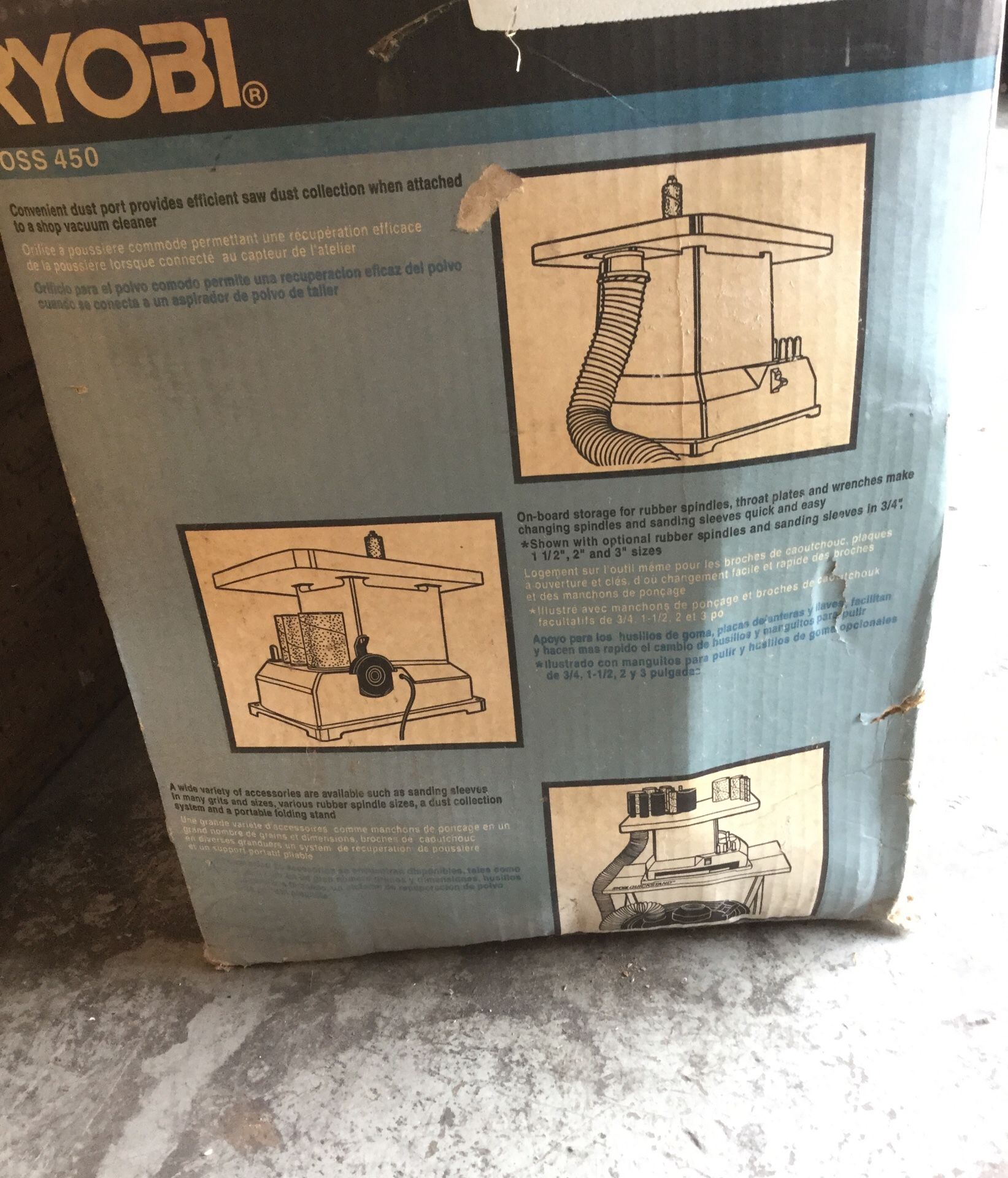 Ryobi OSS450 Oscillating Spindle Sander New in Original Box for Sale in