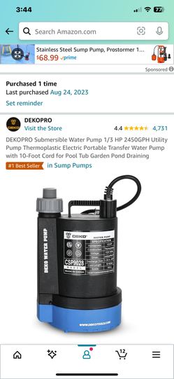 Dekpro Water Pump