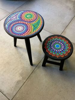 Mandala kitchen / baar stool custom made on order