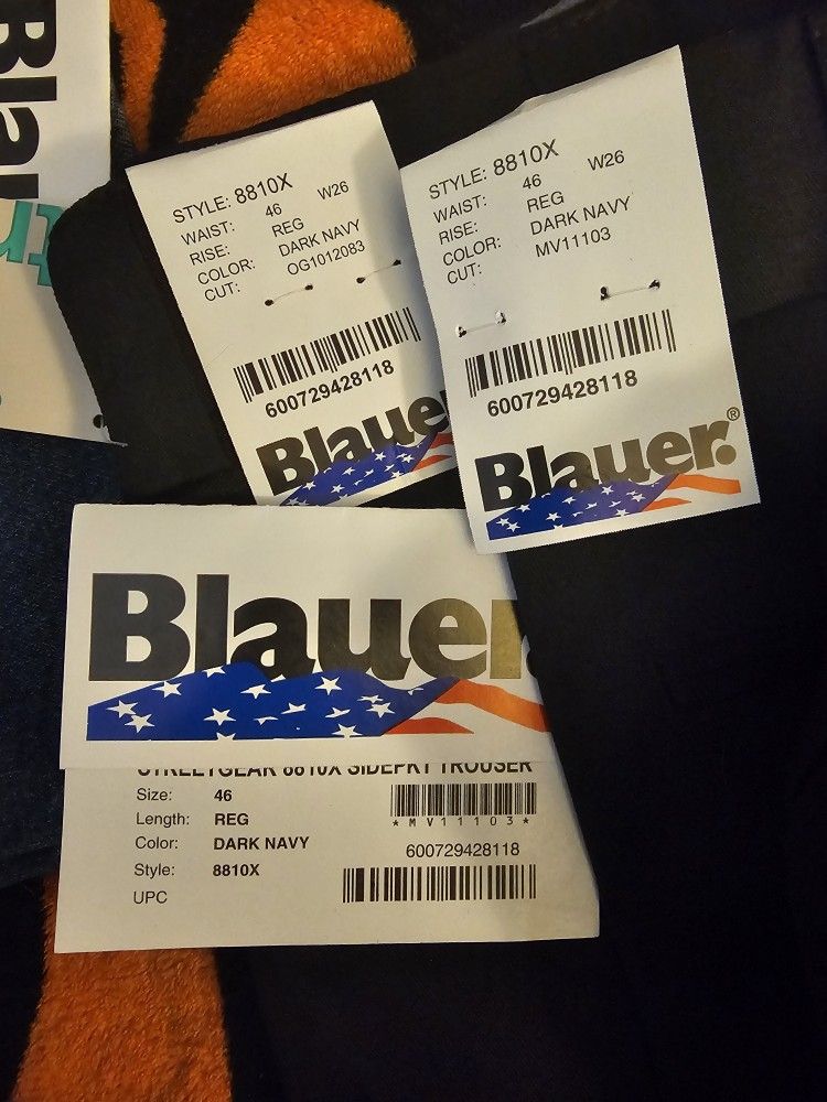 Blauer Police/security 8810x Cargo 46 Waist Pants (2  Pair) 