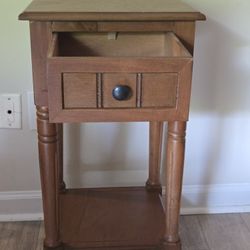 Wooden End Table