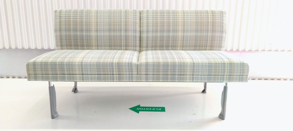 New Herman Miller 2019 Tuxedo Armless Sofa By Geiger- Designed by BassamFellows - Still Available