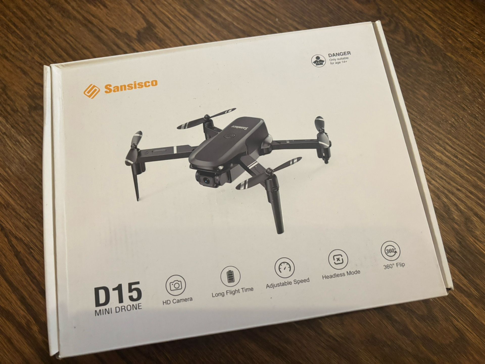 Sansisco D15 Mini Drone HD Camera - Brand New