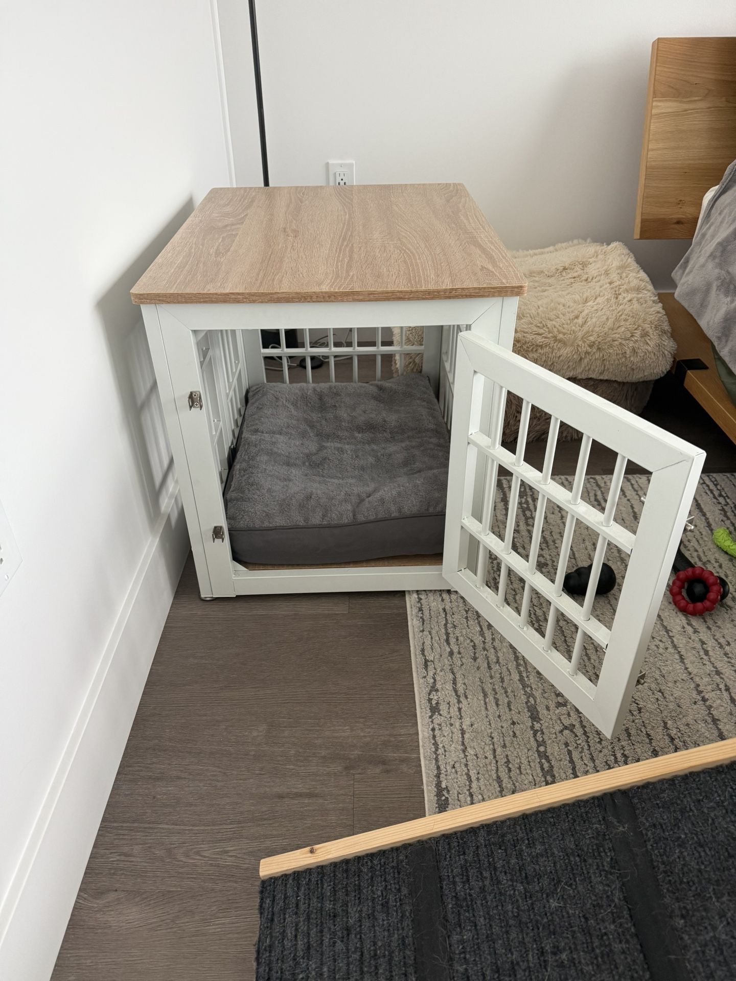 26 in Heavy Duty Dog Crate + Dog Bed