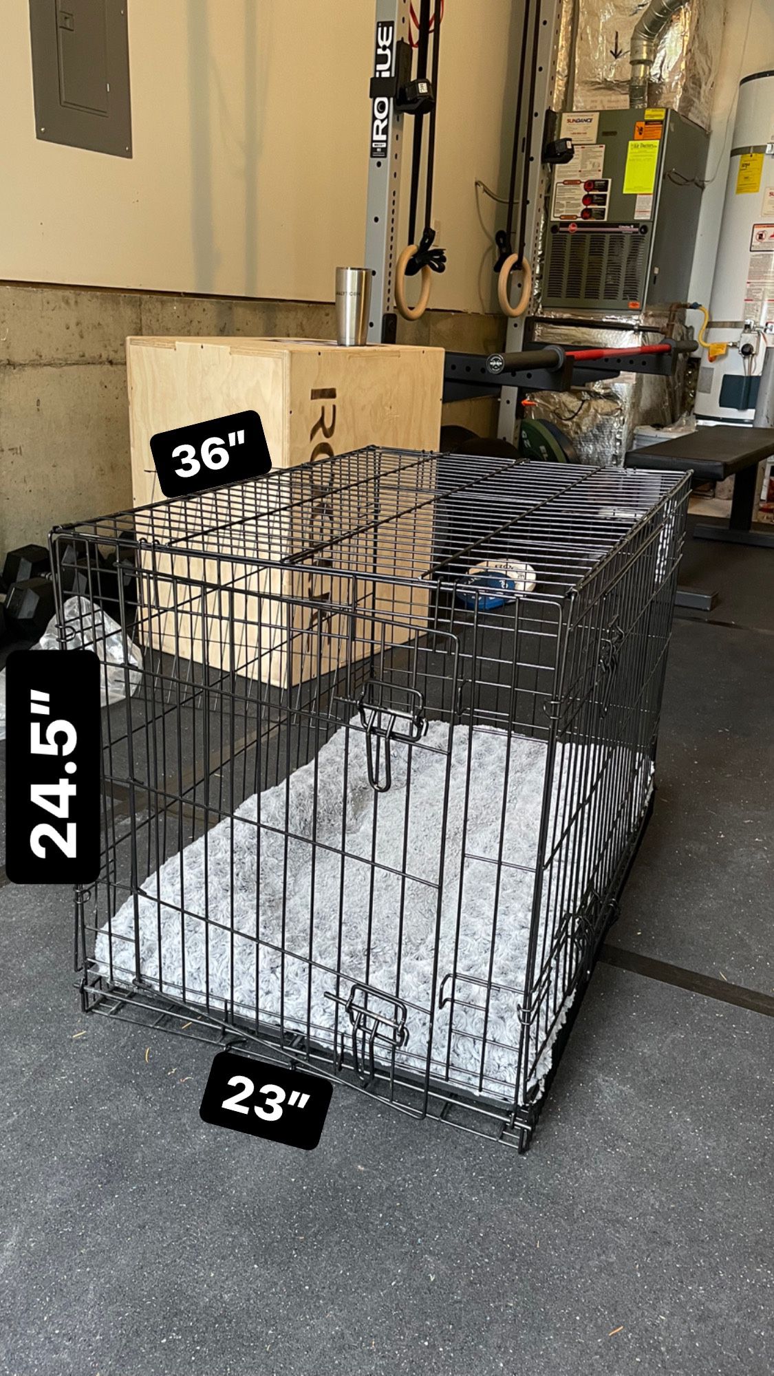 Dog Crate and Dog Bed