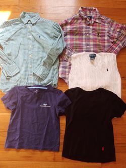 Boys Ralph Lauren and Vineyard Vines size 4 to 8