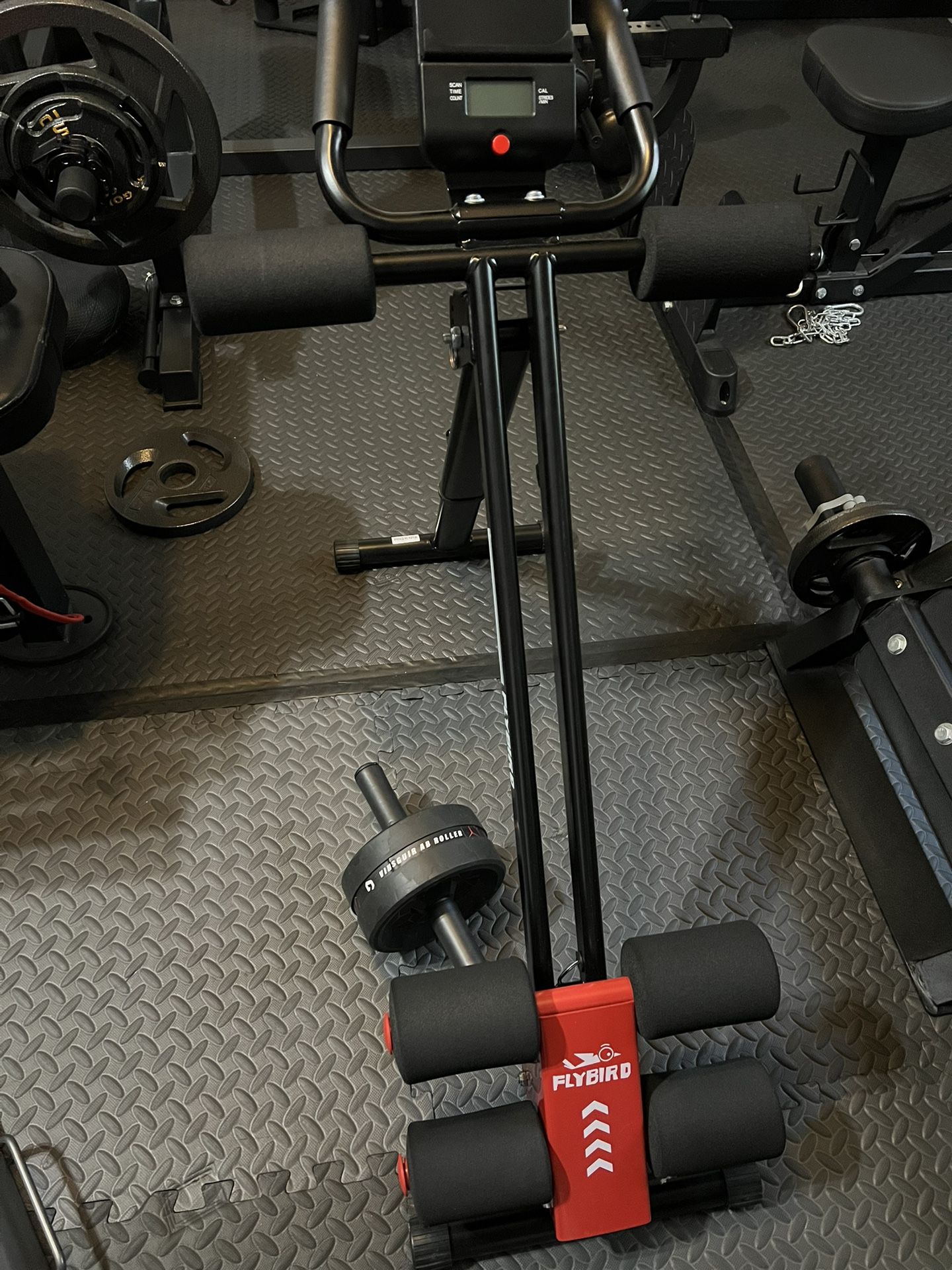 Ab Machine With Ab Roller