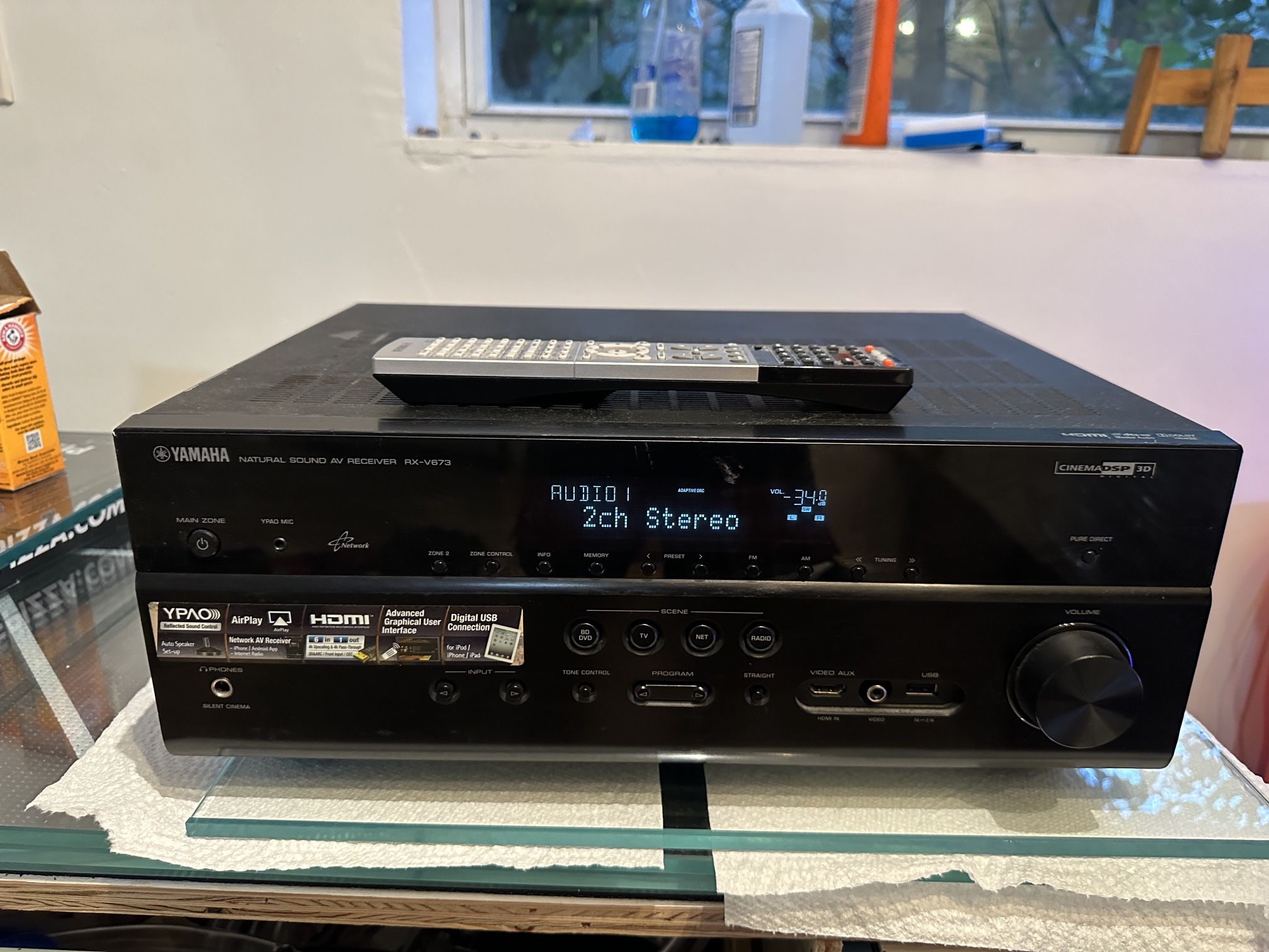 Yamaha Rx-v673 Speakers Polk Audio Rc85i