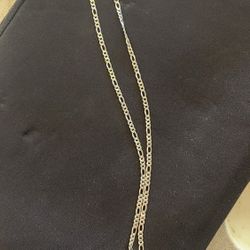 Men's chain necklace Italian 925 Silver 20 inches With Silver Pendant
