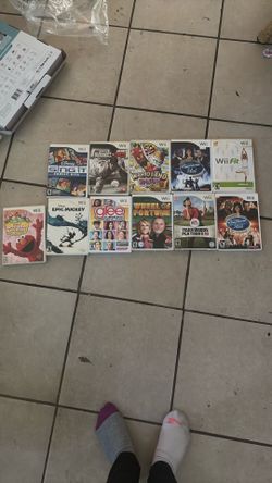 Wii Games For Sale 10 dollars each