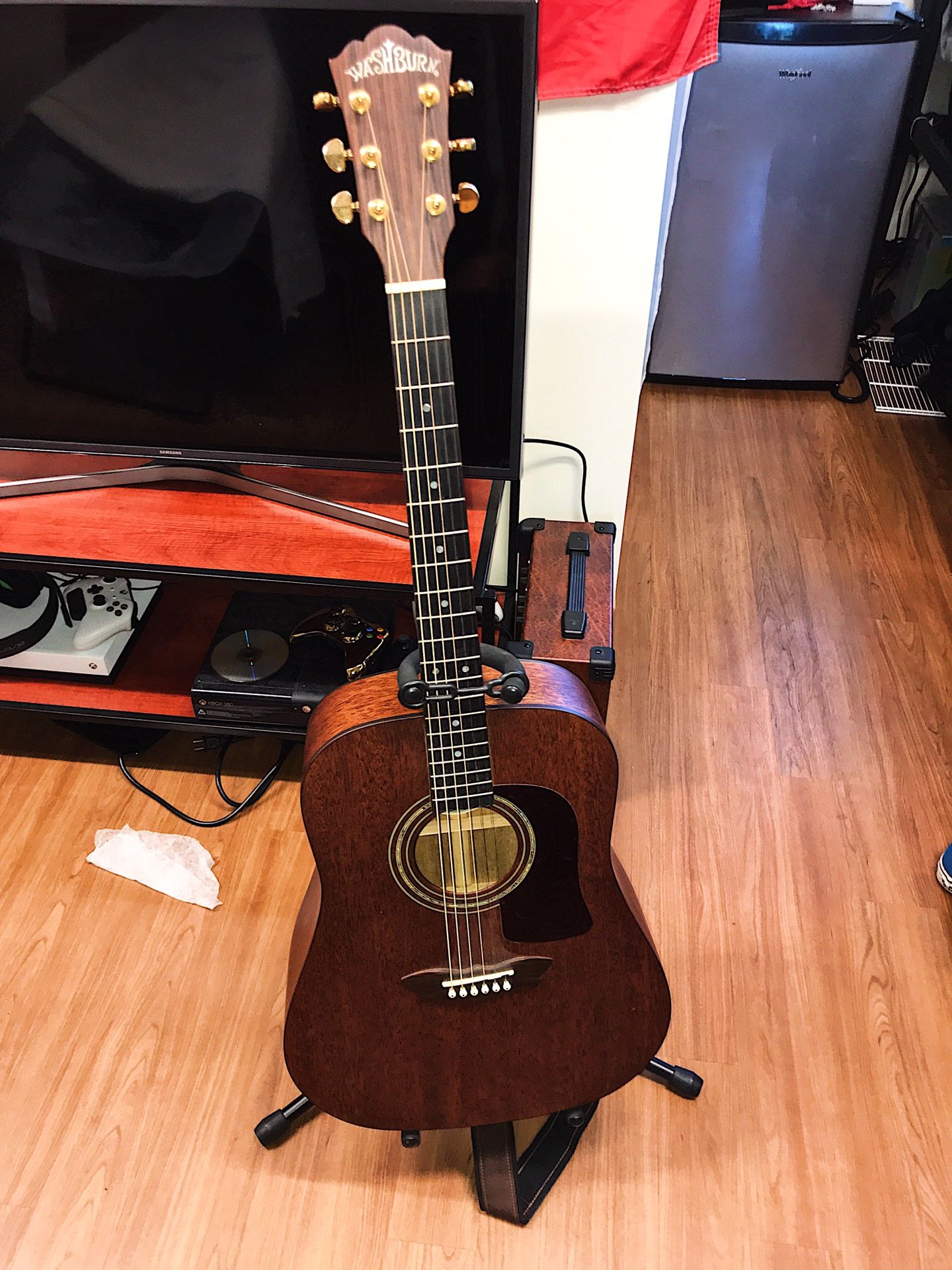 Washburn Acoustic-Electric Guitar with Amp