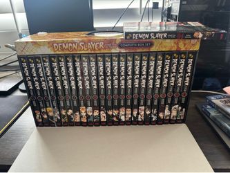 Complete Box Demon Slayer set with extra book manga