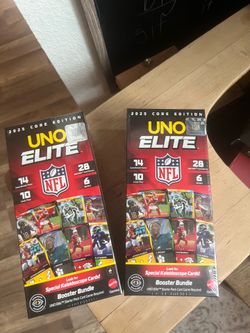2025 UNO Elite NFL Core Edition Booster Bundle