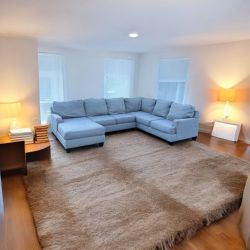 Large Grey Sectional Couch & Chaise
