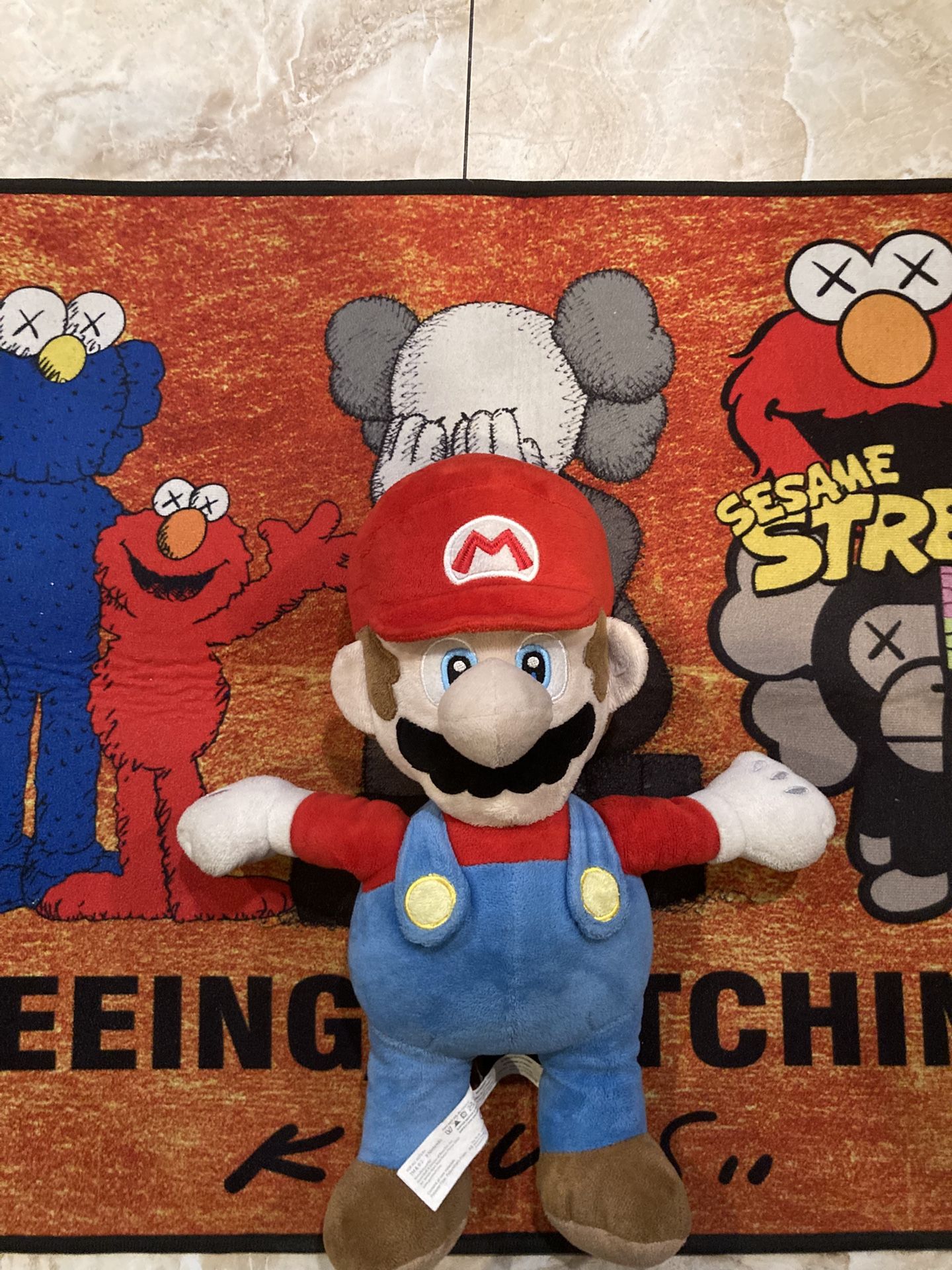 Plushies (Mario Bros , Toys Story, Spider-Man, Kermit)