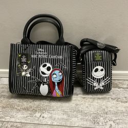 NWT nightmare Before Christmas Purse And Phone Bag