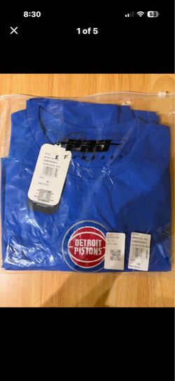 New NBA Pro Detroit Pistons 2XL Short Sleeve Shirt