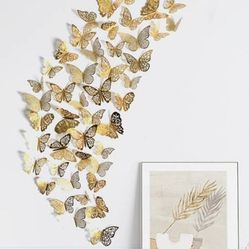 Butterfly Decor, Gold