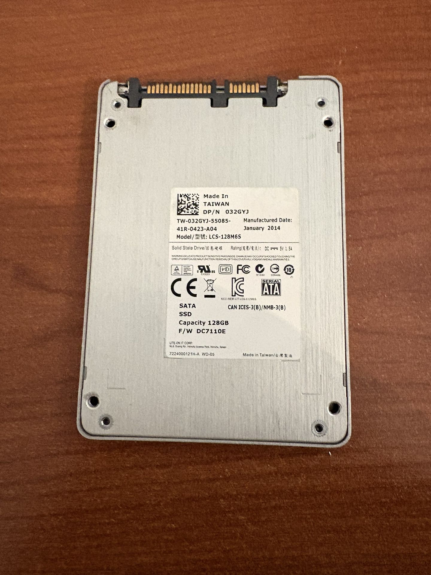 128 GB SSD 