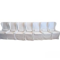 Restoration Hardware Belgian Wingback Chairs