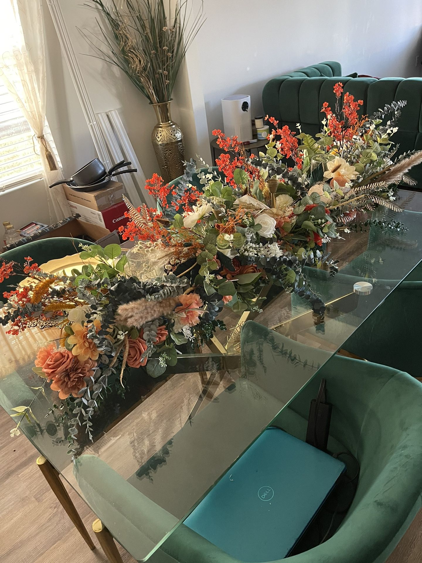 Boho Floral Centerpieces