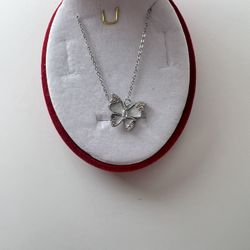 Cute butterfly necklace for women 18k plated