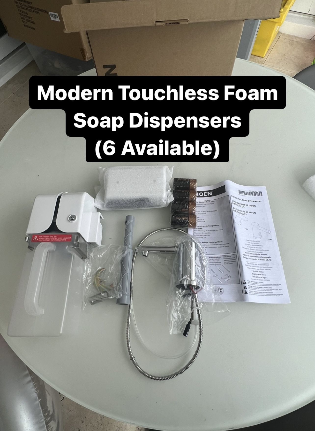 Brand New Modern Restroom Foam Soap Dispensers (6 Available) PickUp Available Today